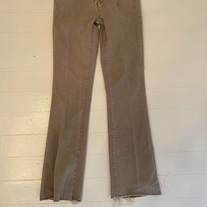 Mother Insider Ankle Fray 24 tan